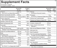 Mitofuel Supplement Facts