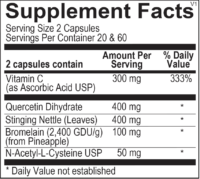 Seasonal QN Supplement Facts