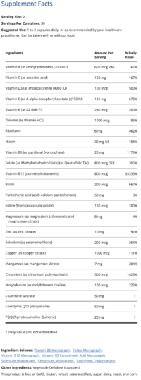 Mitochondria Nutrition PQQ - Image 2